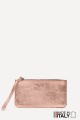 Metallic leather coin purse flat pouch ZE-8005