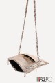 Folding shoulder bag in metallic leather ZE-9016-MT