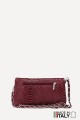 Crocodile pattern leather folding clutch bag ZE-9016-CR