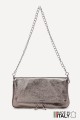 Metallic leather Folding shoulder bag ZE-9017-MT : Colors:Ancient Gold