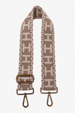 A40-RS-BZ Adjustable patterned shoulder strap with bronze carabiners