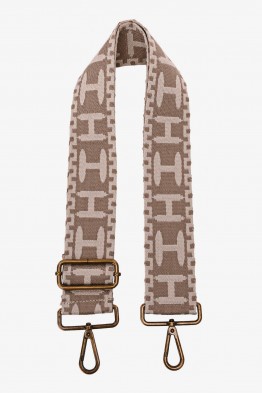 A40-RS-BZ Bandoulière à motif réglable avec mousquetons bronze