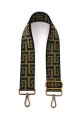 A40-RS-BZ Adjustable patterned shoulder strap with bronze carabiners
