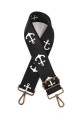 A40-RS-BZ Adjustable patterned shoulder strap with bronze carabiners