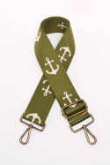 A40-RS-BZ Adjustable patterned shoulder strap with bronze carabiners