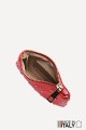 Porte-monnaie Pochette plate en cuir métallisé clouté ZE-8003
