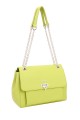 David Jones handbag with sliding shoulder strap CM6774F : colour:Lemon
