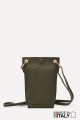 Grained Leather crossbody clutch bag ZE-9014-G
