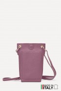 Grained Leather crossbody clutch bag ZE-9014-G