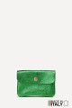 Metallic leather coin purse ZE-8001 : Colors:Emerald Green