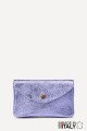 Metallic leather coin purse ZE-8002 : Colors:UV Steel
