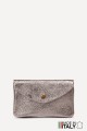 Porte-monnaie Pochette cuir métallisé ZE-8002