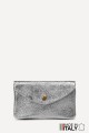 Porte-monnaie Pochette cuir métallisé ZE-8002