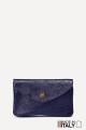 Metallic leather coin purse ZE-8002 : Colors:Navy