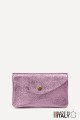 Metallic leather coin purse ZE-8002 : Colors:Powder pink