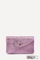 Porte-monnaie Pochette cuir métallisé ZE-8002