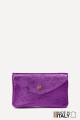 Metallic leather coin purse ZE-8002 : Colors:Bright Purple