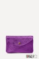 Porte-monnaie Pochette cuir métallisé ZE-8002