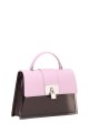 DAVID JONES 7056-2 Transparent PVC handbag : colour:L.Purple