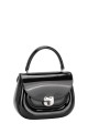DAVID JONES 7057-1 PVC handbag : colour:Black