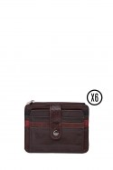 KJ1051 Porte-carte cuir Lot de 6