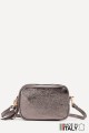 Metallic Grained Leather crossbody bag ZE-9019-MT