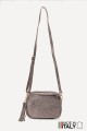 Sac bandoulière en cuir métallisé ZE-9019-MT