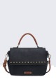 Synthetic handbag 11064-BV : colour:Black