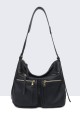 Synthetic handbag 11065-BV : colour:Black