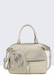 Synthetic handbag 16002-BV : colour:Beige