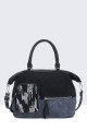 Synthetic handbag 16002-BV : colour:Black