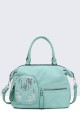 Synthetic handbag 16002-BV : colour:Light Green