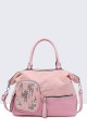 Synthetic handbag 16002-BV : colour:Pink