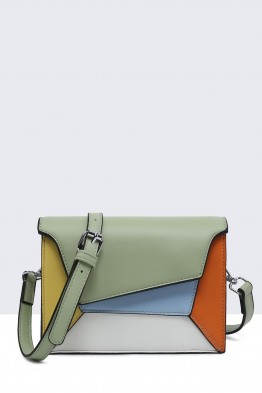 20001-BV Multicolor Synthetic Shoulder Bag