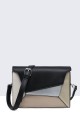 20001-BV Multicolor Synthetic Shoulder Bag : colour:Black