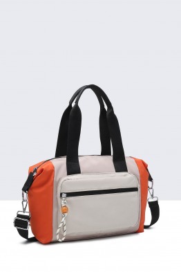 28602-BV Multicolor nylon handbag