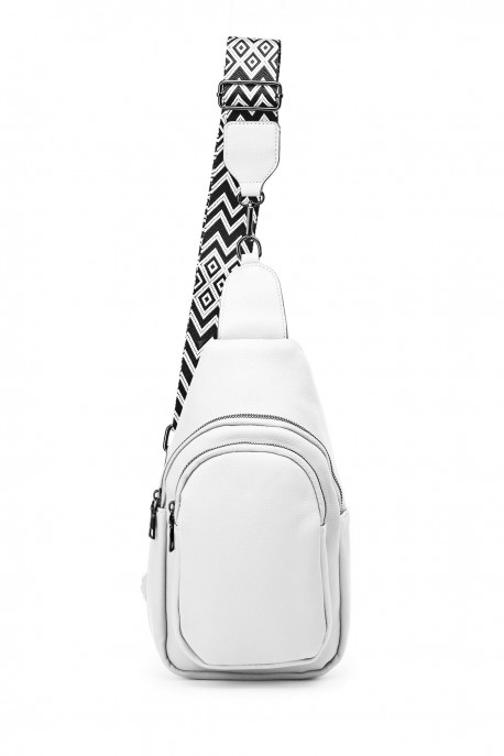 LX2650 Sac banane holster à bandoulière synthétique : couleur:Blanc