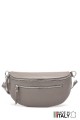 Leather fanny pack ZE-9003 : colour:Taupe