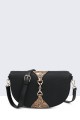 16010-BV Synthetic Shoulder Bag : colour:Black