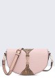 16010-BV Synthetic Shoulder Bag : colour:Pink