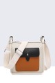 28577-BV Multicolor Synthetic Shoulder Canvas Bag : colour:Beige