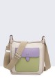 28577-BV Multicolor Synthetic Shoulder Canvas Bag : colour:Khaki