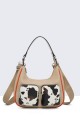 Synthetic handbag 28583-BV : colour:Khaki