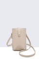 Synthetic phone pouch with shoulder strap DC-30013-BV : colour:Khaki