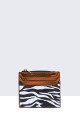 D-30043 Synthetic Wallet Card Holder : colour:Brown
