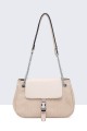 Synthetic handbag 16003-BV : colour:Abricot