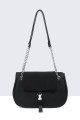 Synthetic handbag 16003-BV : colour:Black
