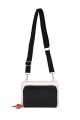 Synthetic phone pouch with shoulder strap MJ80011-BV : colour:White