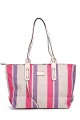 Multicoloured jute canvas handbag 188-95