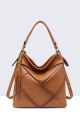 Synthetic handbag 1310-BV : colour:Brown